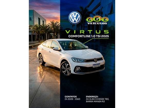VOLKSWAGEN VIRTUS 1.0 200 TSI COMFORTLINE AUTOMÁTICO